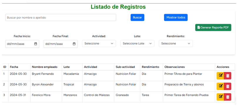 Agricultural Management System — screenshot 3