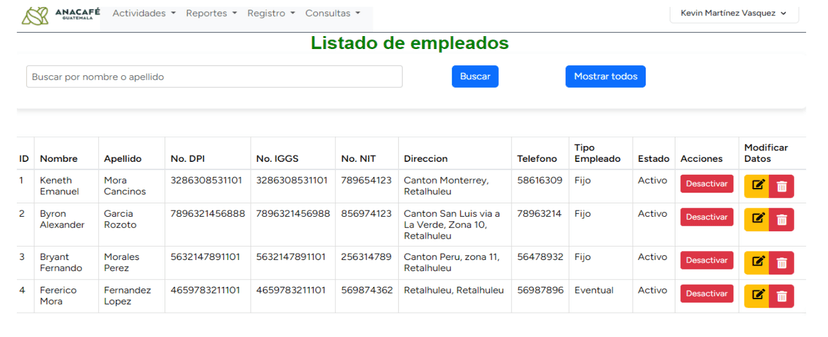 Agricultural Management System — screenshot 2